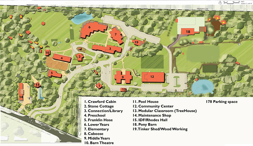 High Meadows School Campus Map
